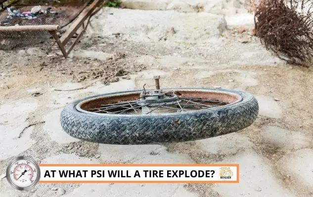 At what psi will a tire explode