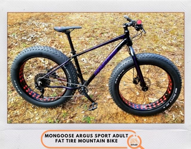 Mongoose Argus Sport Adult Fat Tire Mountain Bike