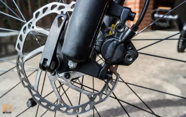 Hydraulic _ hybrid bike wheels disc brakes