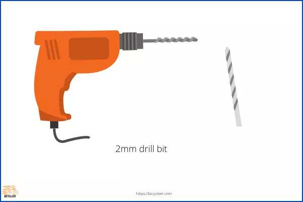 Use 2mm drill bit to drill a hole in every knob 
