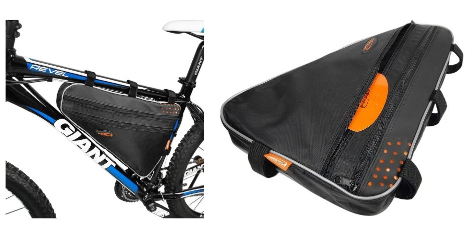 14L 12L Moosetreks Large 6.5L Medium Updated Premium Zippers Bike Full Frame Bag | Bicycle Bikepacking, Touring, Commuting Pack | Small 