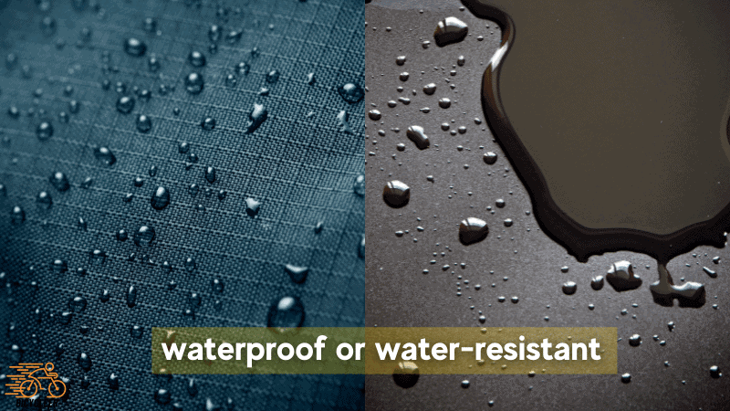 Should I buy a waterproof or water-resistant handlebar bag