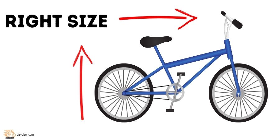 How do I choose the right size of a hybrid bike for me