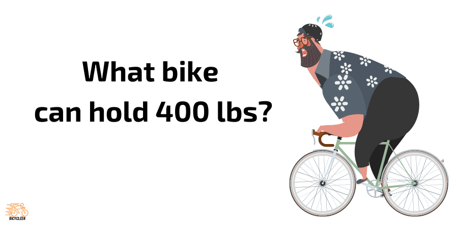 What bike can hold 400 lbs