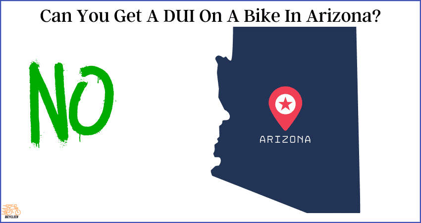 can you get a DUI on a bike in Arizona?