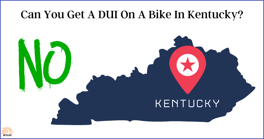 can you get a DUI on a bike in Kentucky?