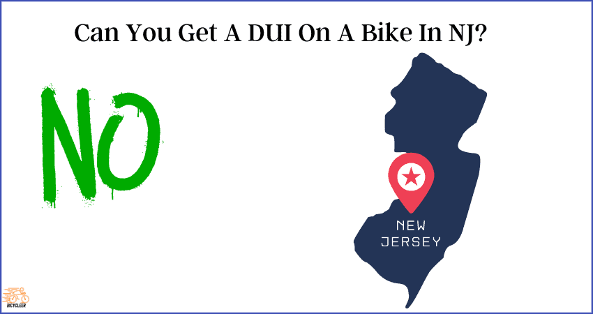 can you get a DUI on a bike in NJ?