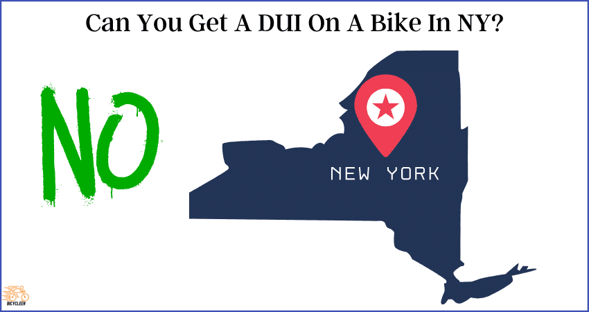 can you get a DUI on a bike in NY?