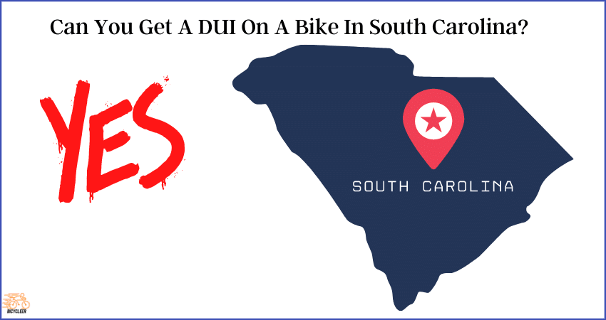 can you get a DUI on a bike in South Carolina?