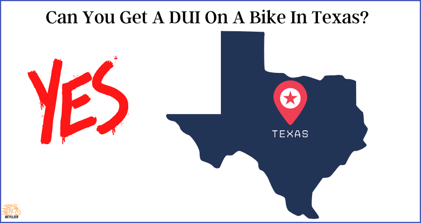 can you get a DUI on a bike in texas?