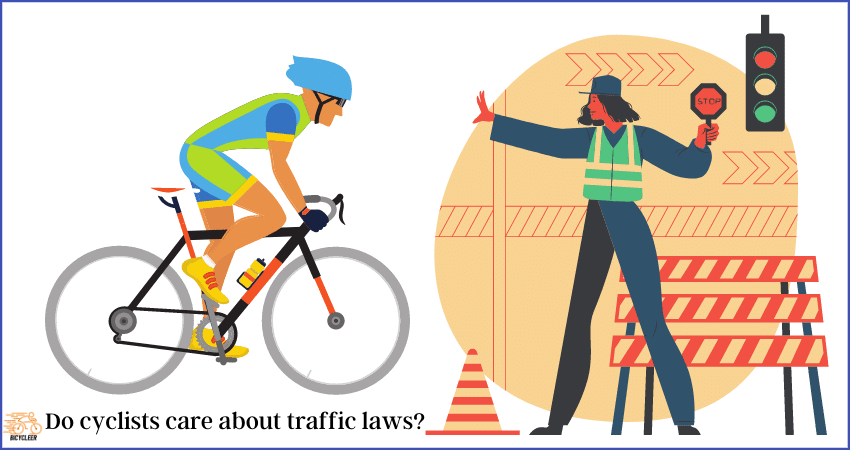 Do cyclists care about traffic laws