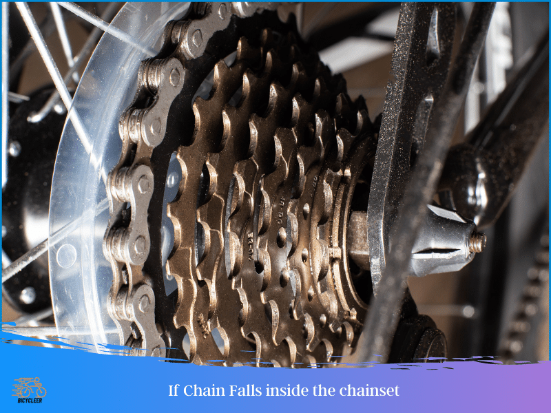 If Chain Falls inside the chainset