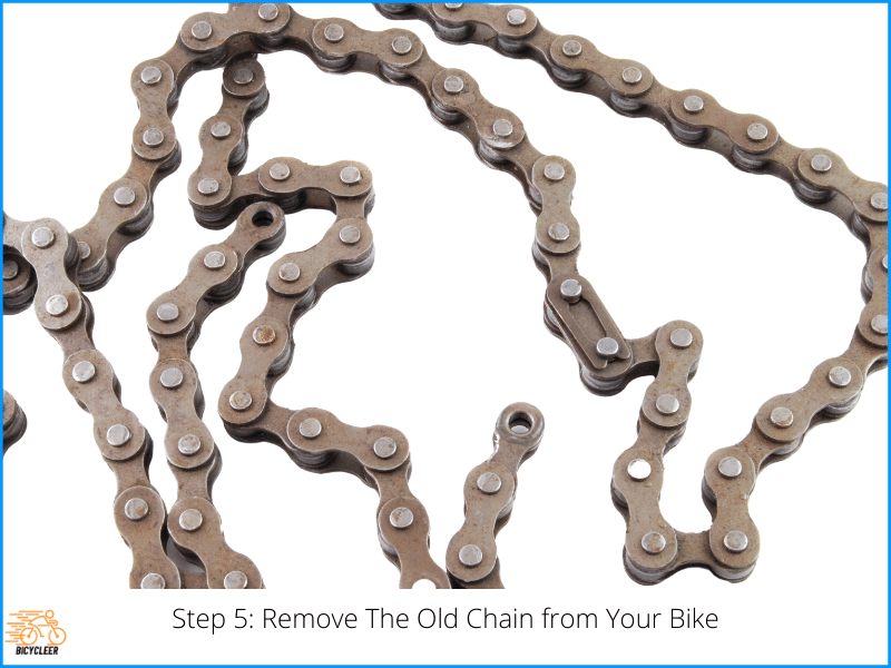 Step 5 Remove The Old Chain from Your Bike
