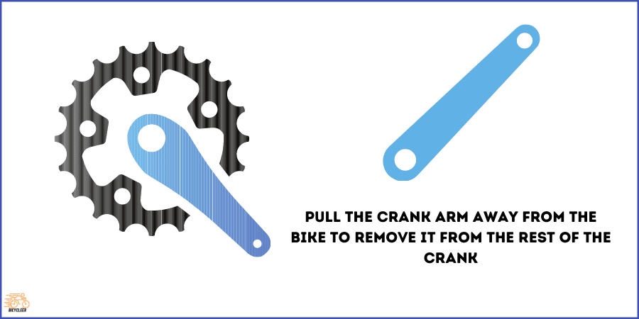 Step 6: Pull Out The Crank Arm