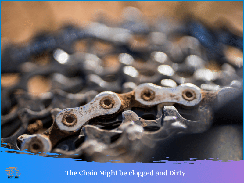 The Chain Might be clogged and Dirty