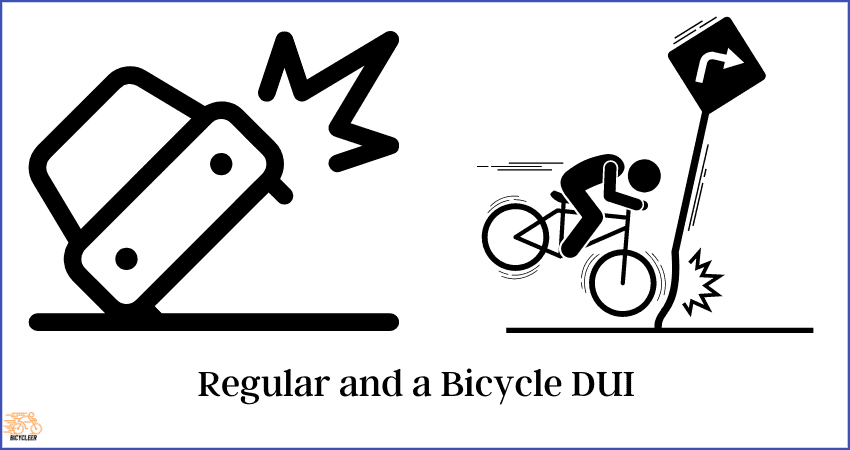 What is the difference between a regular and a bicycle DUI?