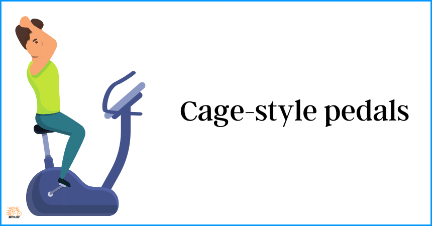Cage-style pedals