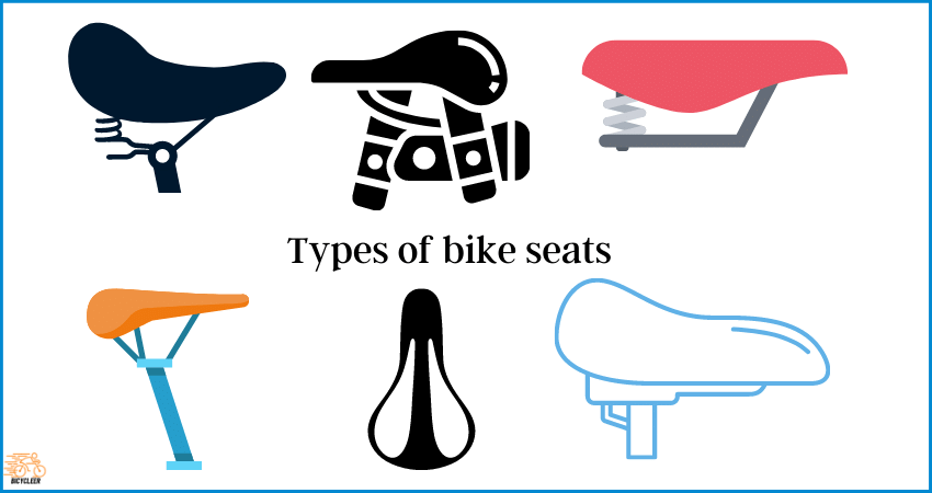 Types of bike seats