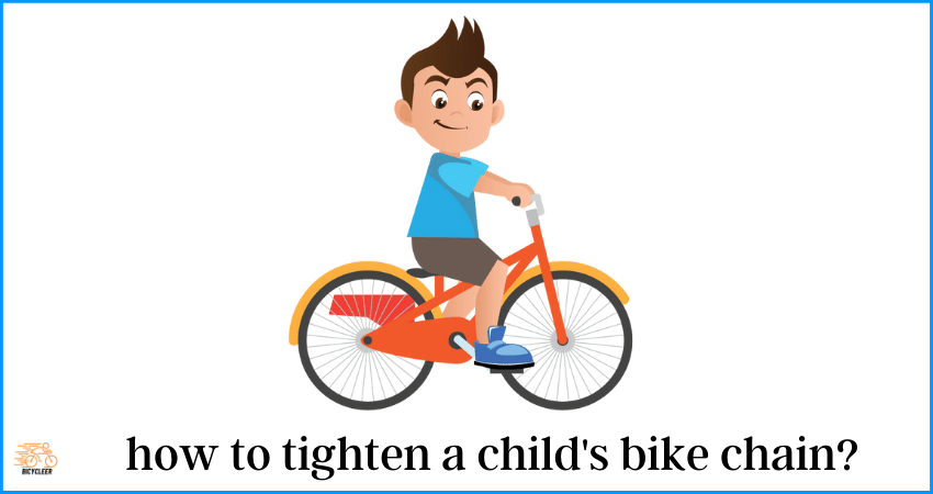 how to tighten a child's bike chain