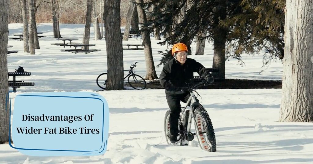 A Fat Tire Bike on Snow Show - Rolling Resistance
