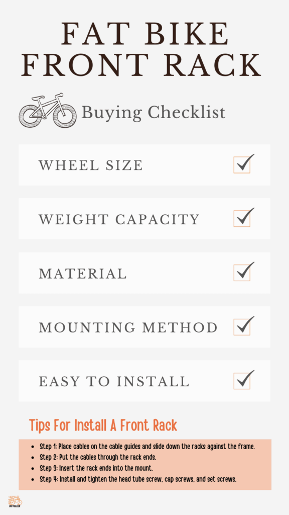 Fat Bike Front Rack Buying Checklist By Expert