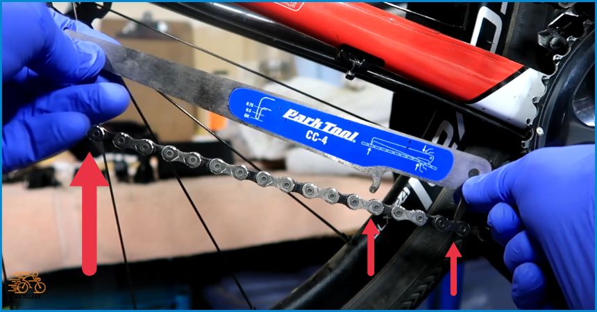 Place The Chain Park Tool Inside Chain 