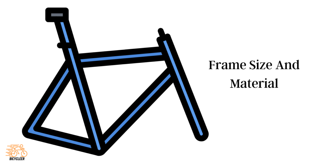 Fat Tire Bike Frame size and material