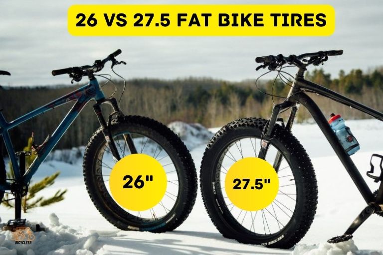 26 Vs 27.5 Fat Bike Tires Side By Side Comparison